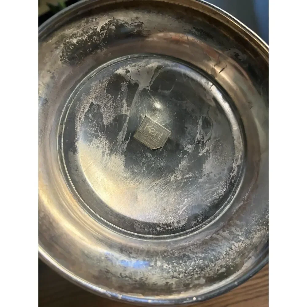 Vintage Kent Silversmith Silver Plate Champagne Ice Bucket With Swan Handles